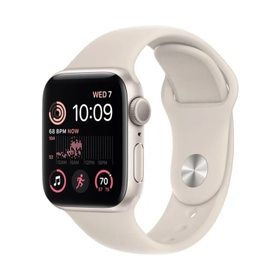 Смарт-часы Apple Watch SE Gen 2 40mm Starlight Aluminum Case with Starlight Sport Band (S/M)