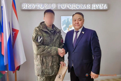 Спикер Якутской гордумы Альберт Семенов встретился с участниками СВО / ЯСИА   