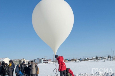 Школьники из Якутии и Гонконга запустили стратосферный спутник в селе Чапаево / Майя Гоголева Чапаево Хангаласский Республика Саха (Якутия)