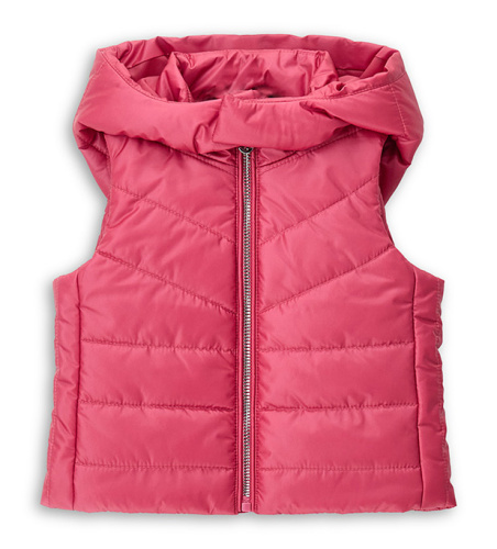 Жилет утепленный для маленькой девочки