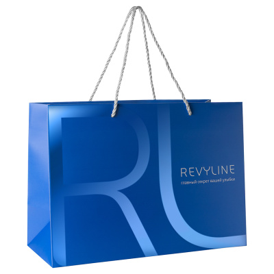 Пакет подарочный Revyline Blue, размер M