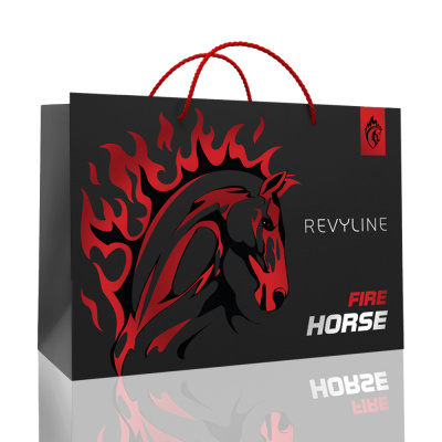 Пакет подарочный Revyline Special Color Edition Fire Horse, размер М