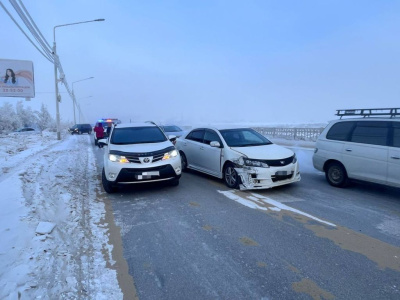 Пьяный водитель устроил ДТП в Якутске / ЯСИА Якутск Якутск Республика Саха (Якутия)