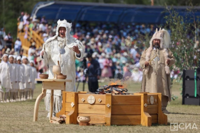 Глава Якутии проверил подготовку к Ысыаху Олонхо в Нерюнгри / ЯСИА  Нерюнгринский Республика Саха (Якутия)