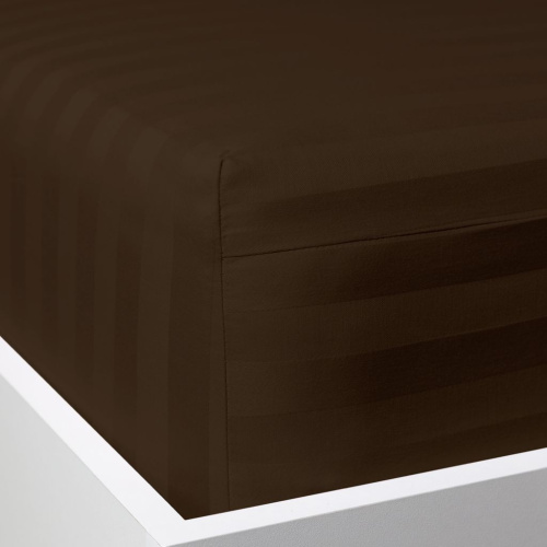 Простыня на резинке Корица/Cinnamon