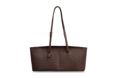 Женская сумка Juliet с тиснением Dark Brown