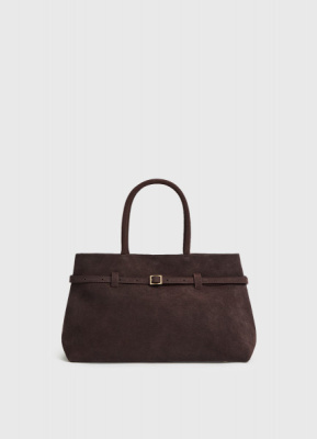 Сумка из натуральной замши, Коричневый