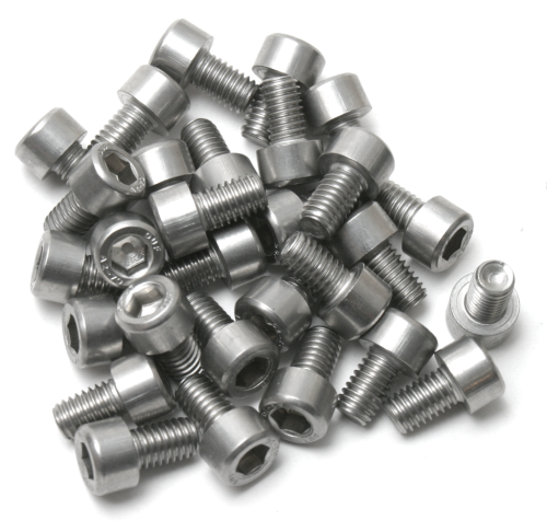 Универсальные болты DIN912 A2 для крепления аксессуаров к раме (серебристый 10 мм M6)