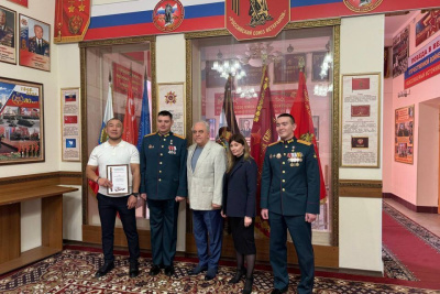 Владимир Укоев: «Почетная грамота от союза ветеранов России – большая честь» / Николай Борисов   