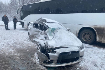Смертельное ДТП произошло на федеральной дороге в Нерюнгринском районе Якутии / Нарыйа Пахомова  Нерюнгринский Республика Саха (Якутия)