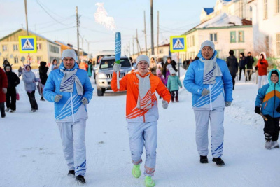 Эстафету огня VIII Игр «Дети Азии» встретил Аллаиховский район / ЯСИА   