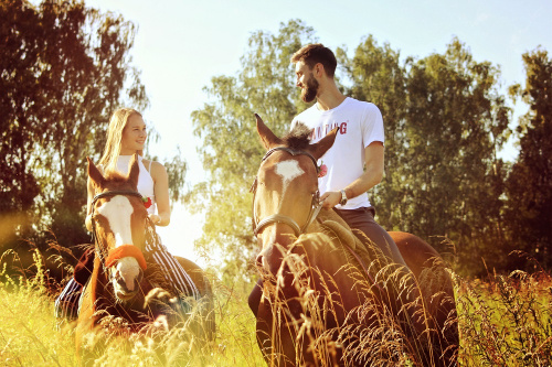 Прогулка на лошадях для двоих