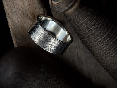 Ювелирный мастер-класс кольцо с текстурой