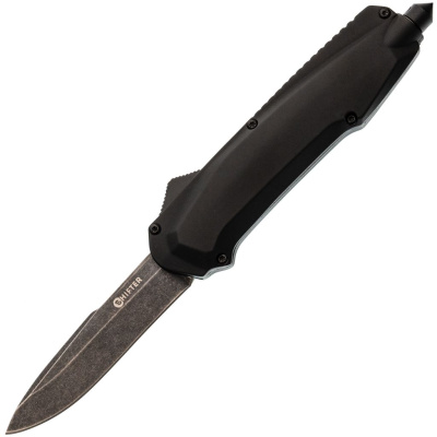 Автоматический фронтальный выкидной нож Rame (Black Stonewash, Black) - Shifter