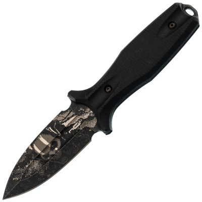 Туристический нож N.C.Custom Grave 2.0, сталь AUS-8, рукоять эластрон