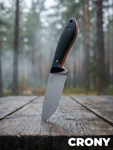 Туристический нож N.C. Custom Crony, сталь AUS-10, рукоять Black/Orange G10