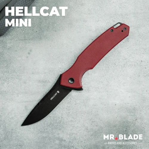 Складной нож Mr.Blade Hellcat Mini, сталь VG-10, рукоять Burgundy G10