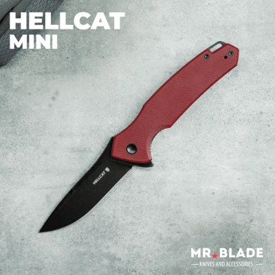 Складной нож Mr.Blade Hellcat Mini, сталь VG-10, рукоять Burgundy G10