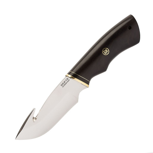 Шкуросъёмный нож Скинер, сталь 95х18, граб