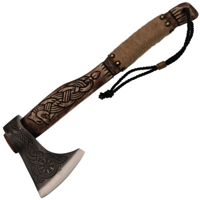 Кованый топор Агисхьяльм малый, резной