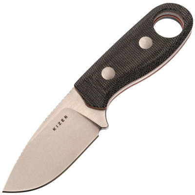 Туристический нож Kizer Beaver, сталь Nitro-V, рукоять микарта/G10