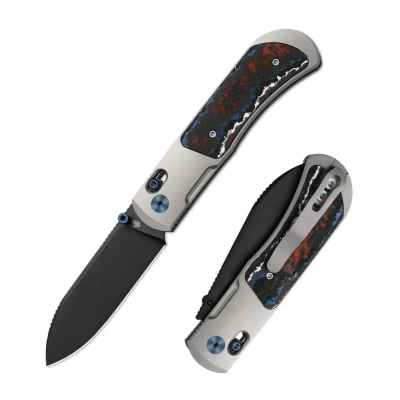 Складной нож Kizer Tycho, сталь M390, рукоять титан/карбон