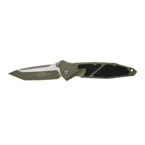 Складной нож Microtech Socom Elite Tanto Moss Green, сталь M390, рукоять алюминий, зеленый