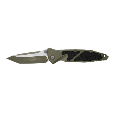 Складной нож Microtech Socom Elite Tanto Moss Green, сталь M390, рукоять алюминий, зеленый