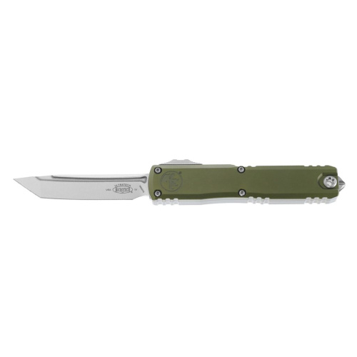 Автоматический нож Microtech Ultratech Gen IV T/E, сталь M390MK, рукоять алюминий, зеленый