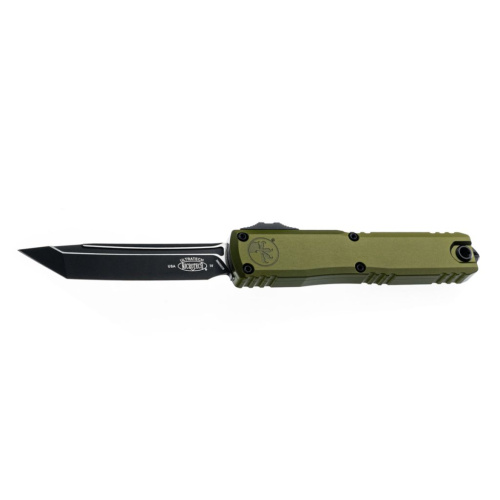 Автоматический нож Microtech Ultratech Gen IV T/E, сталь M390MK, рукоять алюминий, зеленый/черный