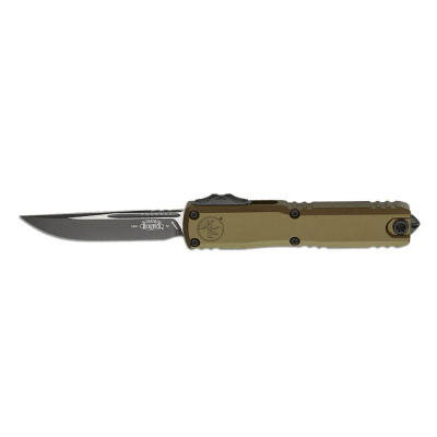 Автоматический нож Microtech Ultratech Gen IV S/E, сталь M390MK, рукоять алюминий, зеленый/черный