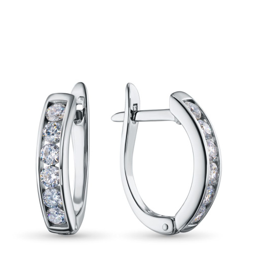 Серьги из белого золота э4712сг08183900