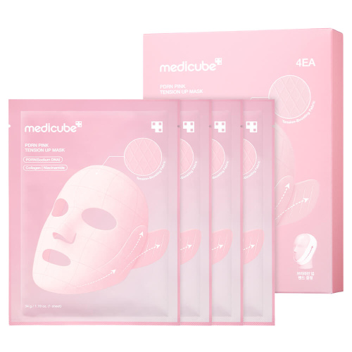 Набор лифтинг-масок с ПДРН medicube PDRN Pink Tension Up Mask