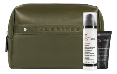 Набор для лица Uomo (крем Idratante Protettivo Quotidiano 80мл + очищающий гель Gel Detergente Energizzante 30мл + косметичка)