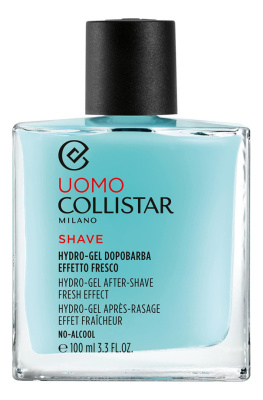 Гидро-гель после бритья без спирта Uomo Shave Hydro Gel Dopobarba Effetto Fresco 100мл