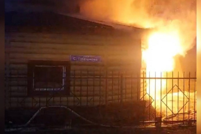 В сельском кафе с балаганом в Намском районе произошел пожар / Саина Титова   