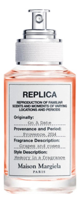 Replica On A Date: туалетная вода 100мл уценка