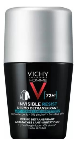 Дезодорант-антиперспирант для тела 72 часа Homme Invisible Resist 50мл