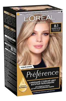 Краска для волос Preference : 8.1 Копенгаген