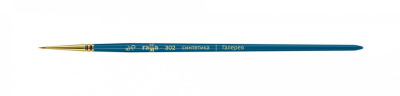 Кисть синтетика №5/0 круглая Гамма "Галерея" короткая ручка