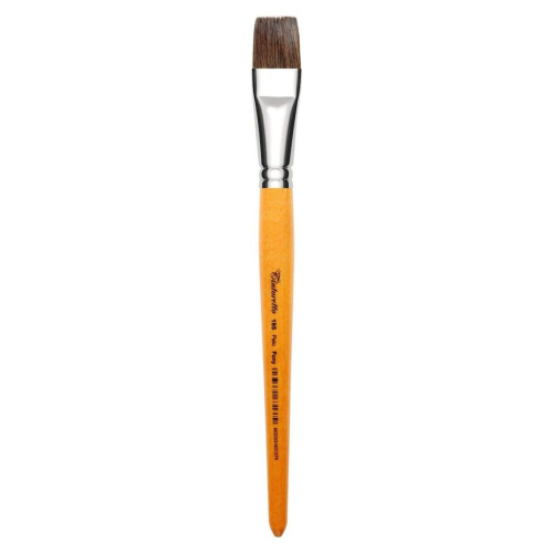 Кисть пони №20 плоская Tintoretto "Pony" на короткой ручке