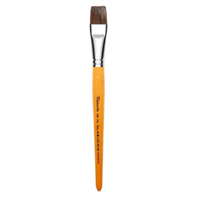 Кисть пони №20 плоская Tintoretto "Pony" на короткой ручке