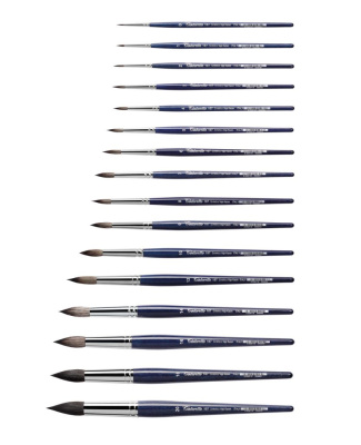 Кисть имитация белки круглая "Tintoretto" на короткой ручке