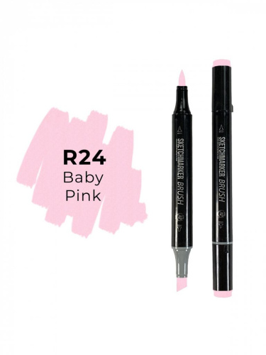 Маркер двухсторонний на спиртовой основе Sketchmarker Brush Цвет Цикламен