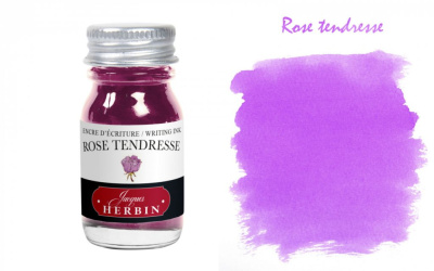 Чернила в банке Herbin, 10 мл, Rose tendresse, Нежно-розовый