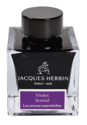 Чернила в банке Herbin Prestige, 50 мл, Violet bor?al Фиолетовый