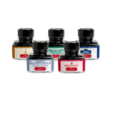 Чернила Herbin в банке 30 мл, Цвета Парижа