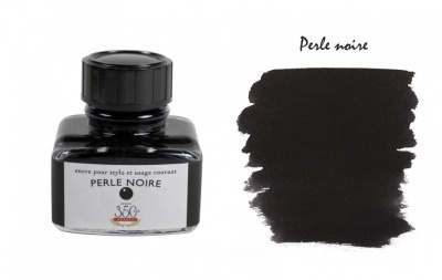 Чернила в банке Herbin, 30 мл, Perle noire, Черный