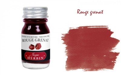 Чернила в банке Herbin, 10 мл, Rouge grenat, Гранатовый