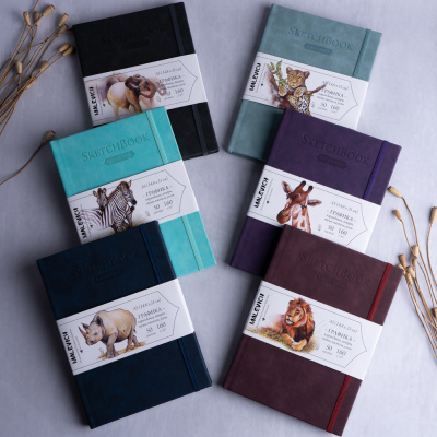 Скетчбук для графики Малевичъ "GrafArt white" А5 50 л 160 г